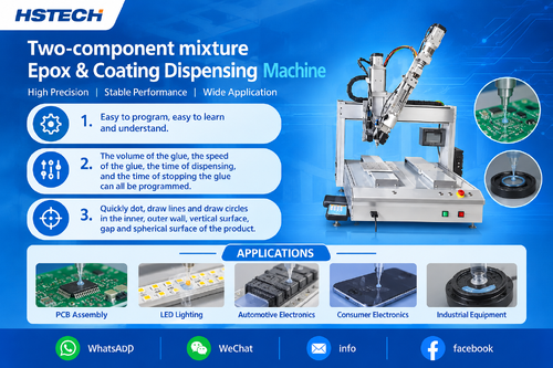 Последние блоги о компании HS‑D5331 Table‑Top Dual‑Platform Dispenser — Reliable Automated 2‑Part Epoxy Dispensing for Electronics