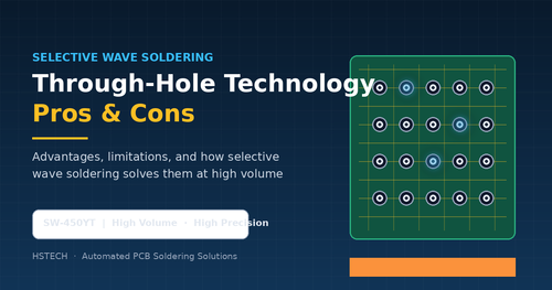 Последние блоги о компании Through-Hole Technology Pros and Cons: How Selective Wave Soldering Machine SW-450YT Wins