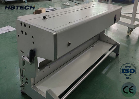 Хорошая цена. Движущаяся лезвие типа PCB сепараторная машина PCB сепараторная машина 600 мм расстояние с освещением занавес онлайн