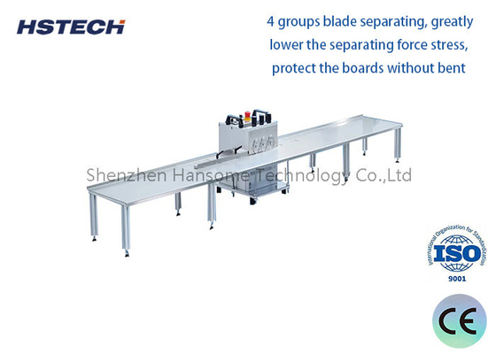 Хорошая цена. Лучшая производительность 4 группы Blade LED Hard Strip PCB Depaneling Equipment онлайн