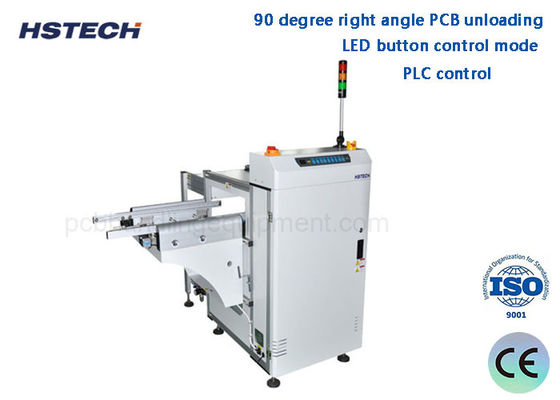 390 мм Ширина 3 журналы 20 М/мин 90 градусов LED кнопка Автоматический разгрузчик печатных плат