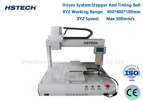 Хорошая цена. Эпоксидный клеевой диспенсирующий аппарат Teach Pendant Step Motor с вакуумным устройством 4Axis Glue Dispensing Machine онлайн