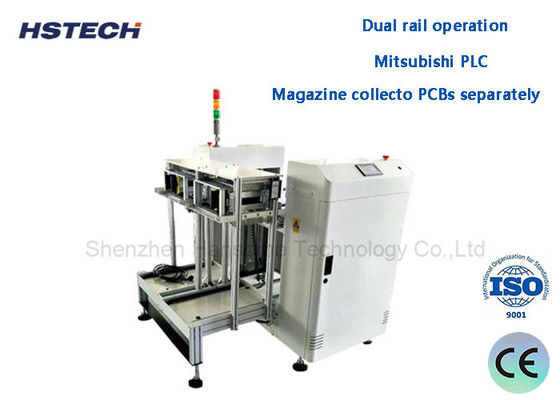 Оборудование для обработки ПКБ с двумя рельсами NG / OK PCB разгрузчик Стандартная высота HS-NK250