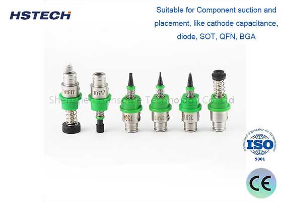 Хорошая цена. SMT Nozzle 503 для JUKI 2000, E36027290A0, Silver&Green,Tungsten Steel+Rubber+Ceramic онлайн