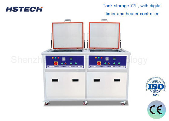 Хорошая цена. Ультразвуковая очистная машина SUS из нержавеющей стали 77L с нагревательной мощностью 3000 Вт онлайн