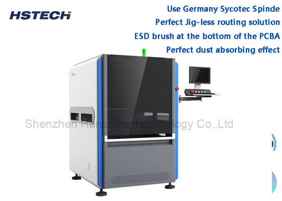 Хорошая цена. Германия Sycotec Spinde Perfect Jig-Less Routing Solution Inline PCBA Router Machine HS-ARX-811 онлайн