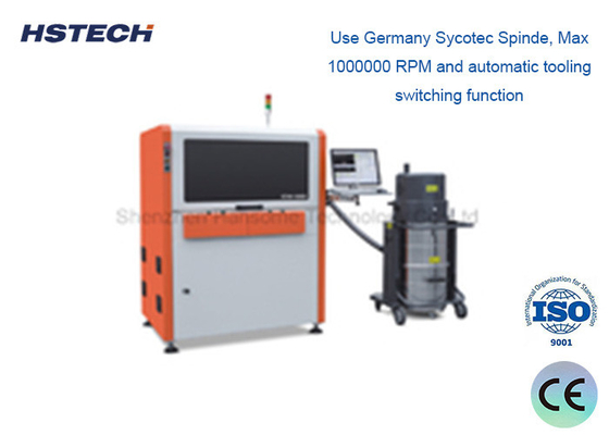 Хорошая цена. 100000 оборотов в минуту спиндовая система CCD Inline PCB Depaneling Router Machine для испытательной линии ATE онлайн