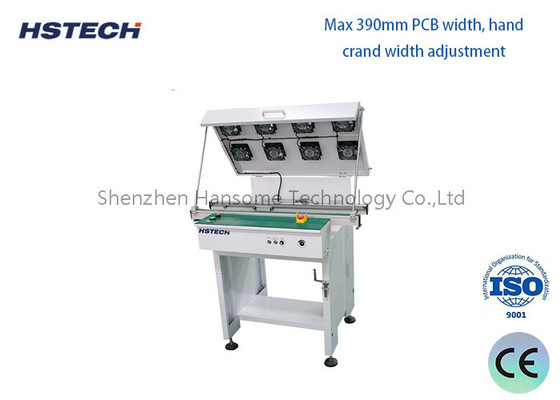 Хорошая цена. Макс 390 мм SMT Конвейер PCB Ширина SMEMA Сигнальное оборудование для обработки PCB с ESD плоским поясом онлайн