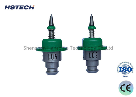 Хорошая цена. SMT Nozzle for JUKI 2000 Series Chip Mounter 501 31x16mm Керамическая вольфрамовая сталь Зеленый Серебро 8g онлайн
