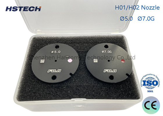 Хорошая цена. Оригинальный FUJI Nozzle H01 H02 5.0 7.0G SMT Nozzle для SMT Pick And Place Machine онлайн