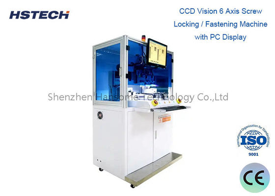 Хорошая цена. CCD Vision 6 Axis Screw Fastening Machine с ПК-дисплеем для высокоточного блокирования онлайн